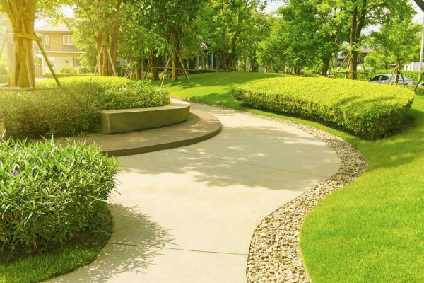 Cement Walkway Installation in Fishers