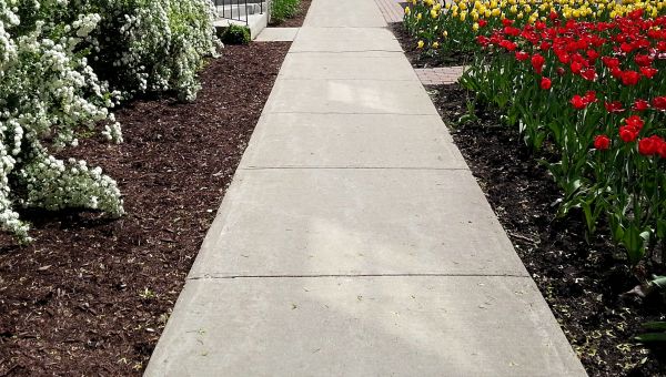 Cement Sidewalk Installation in Fishers