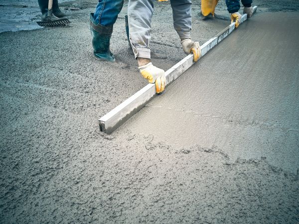 Cement Slab Installation in Fishers