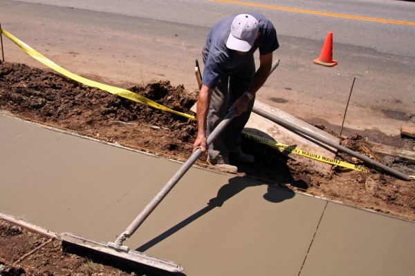 Sidewalk Cementing in Fishers