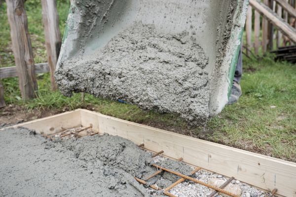 Yard Concrete Pouring in Fishers