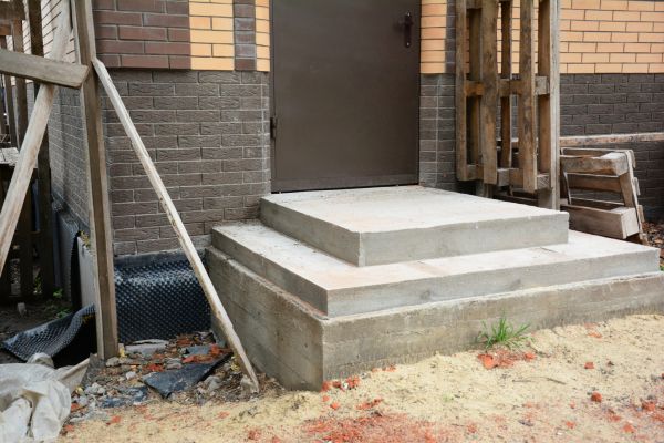 Cement Steps Construction in Fishers